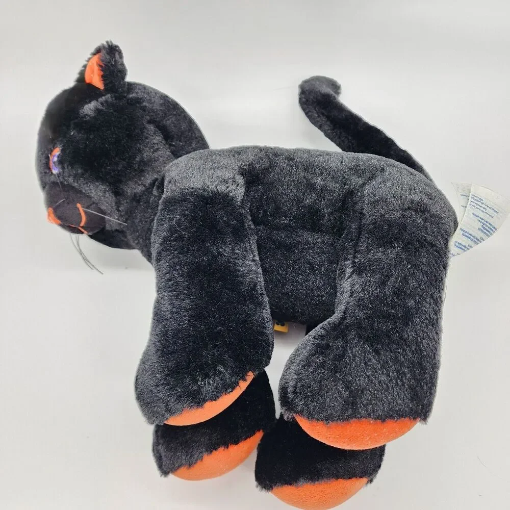 Build A Bear Lucky Black Cat Plush 12